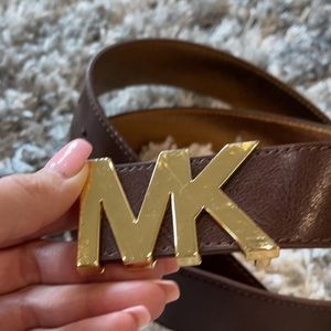 Women’s brown Michael Kota belt -large